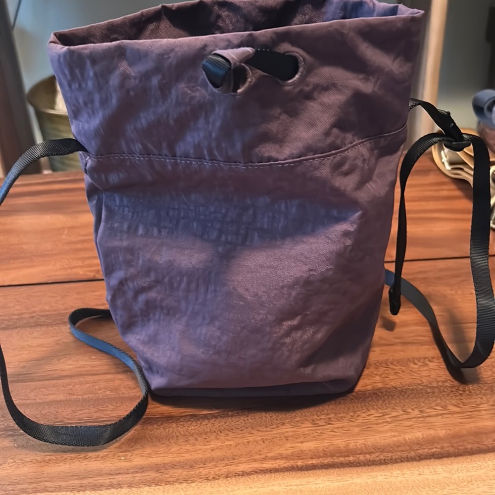 Baggu Bucket Bag Mini, purple. Lightly used.